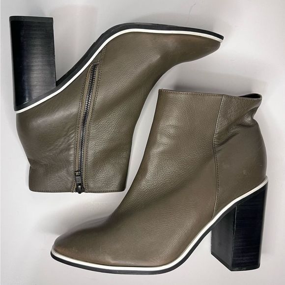 Sol Sana Fox Olive Ankle Boot Size 40 - Picture 9 of 13